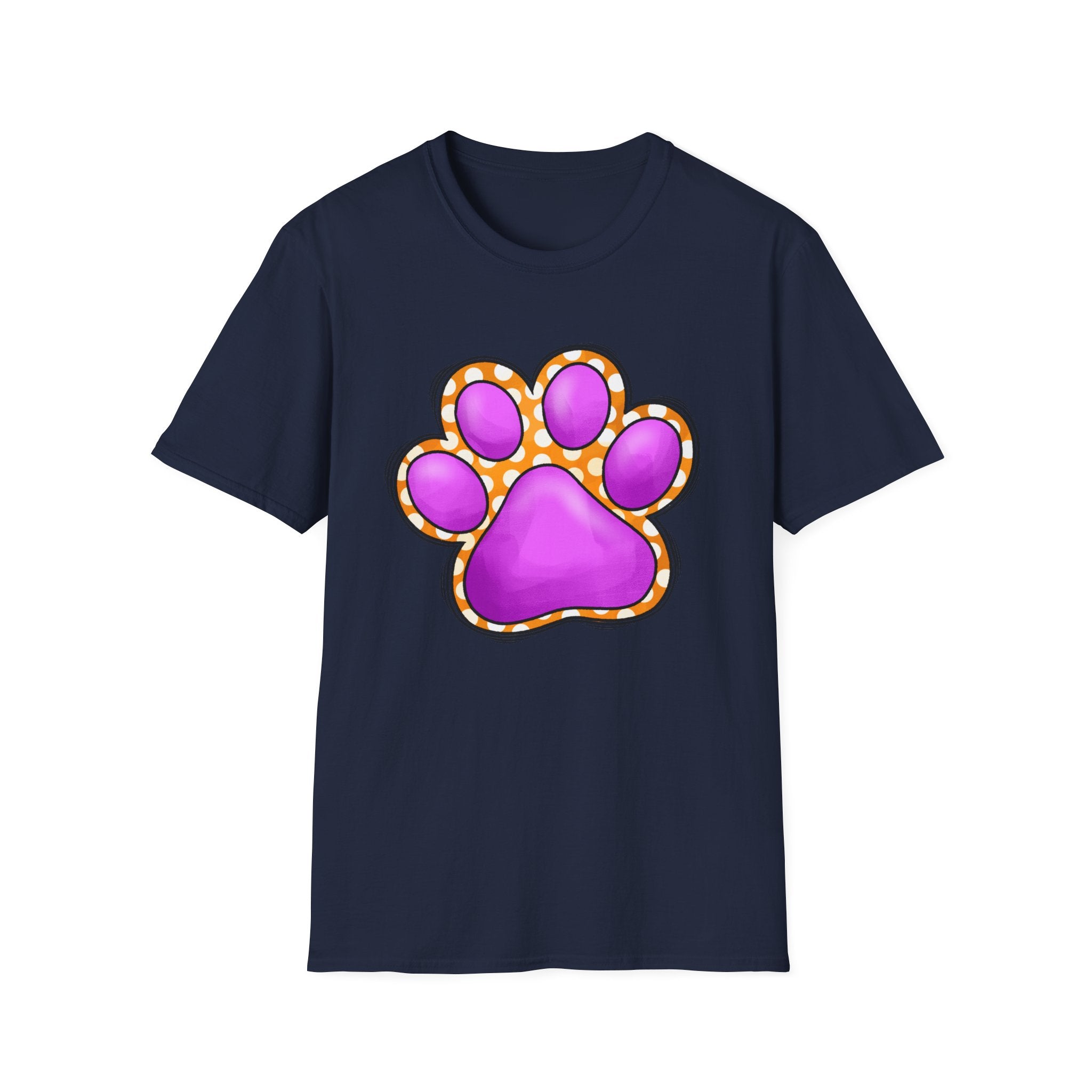 Pink Paw Print T-Shirt | Cute Animal Paw Graphic Tee