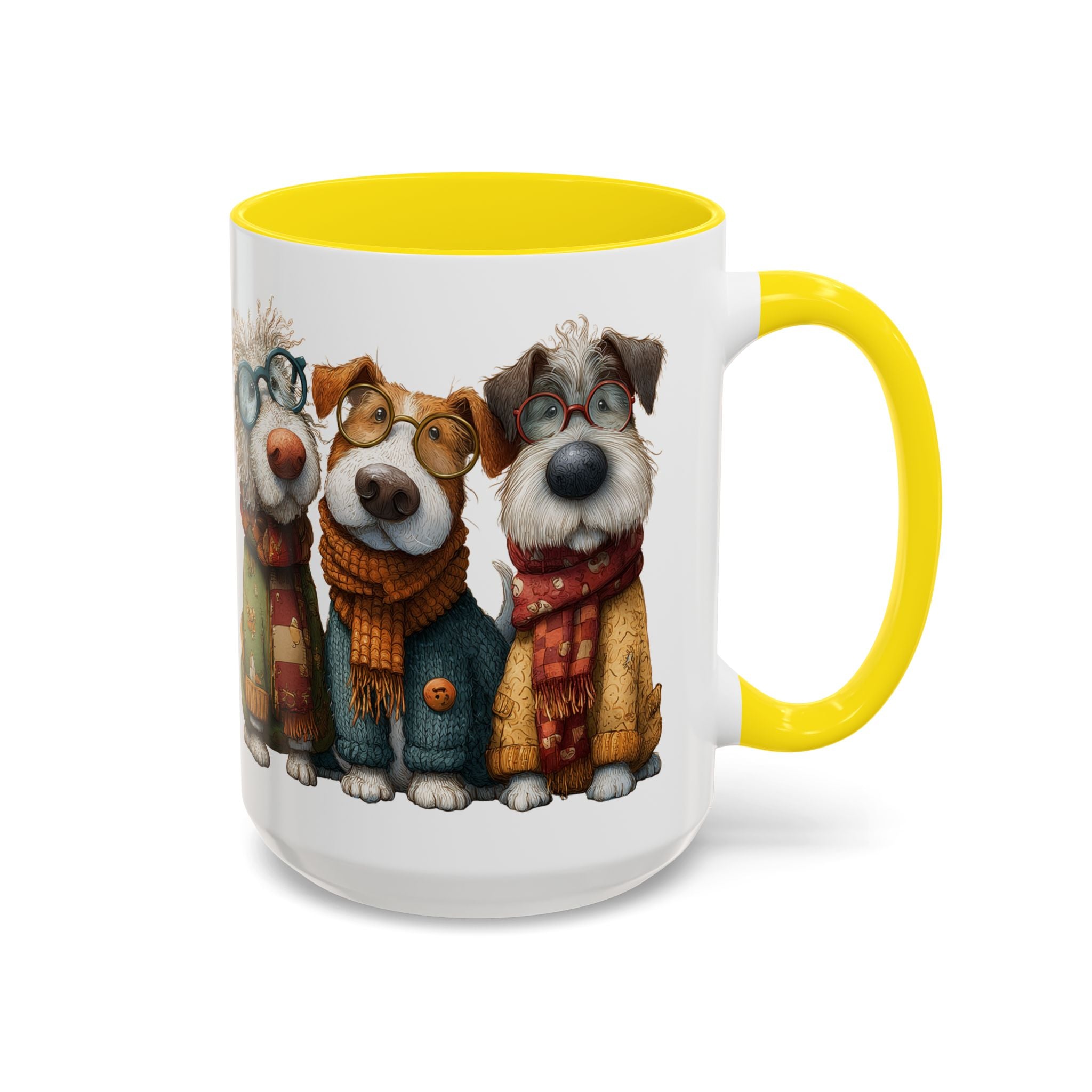 Three Cozy Dogs Mug | Accent Coffee Mug