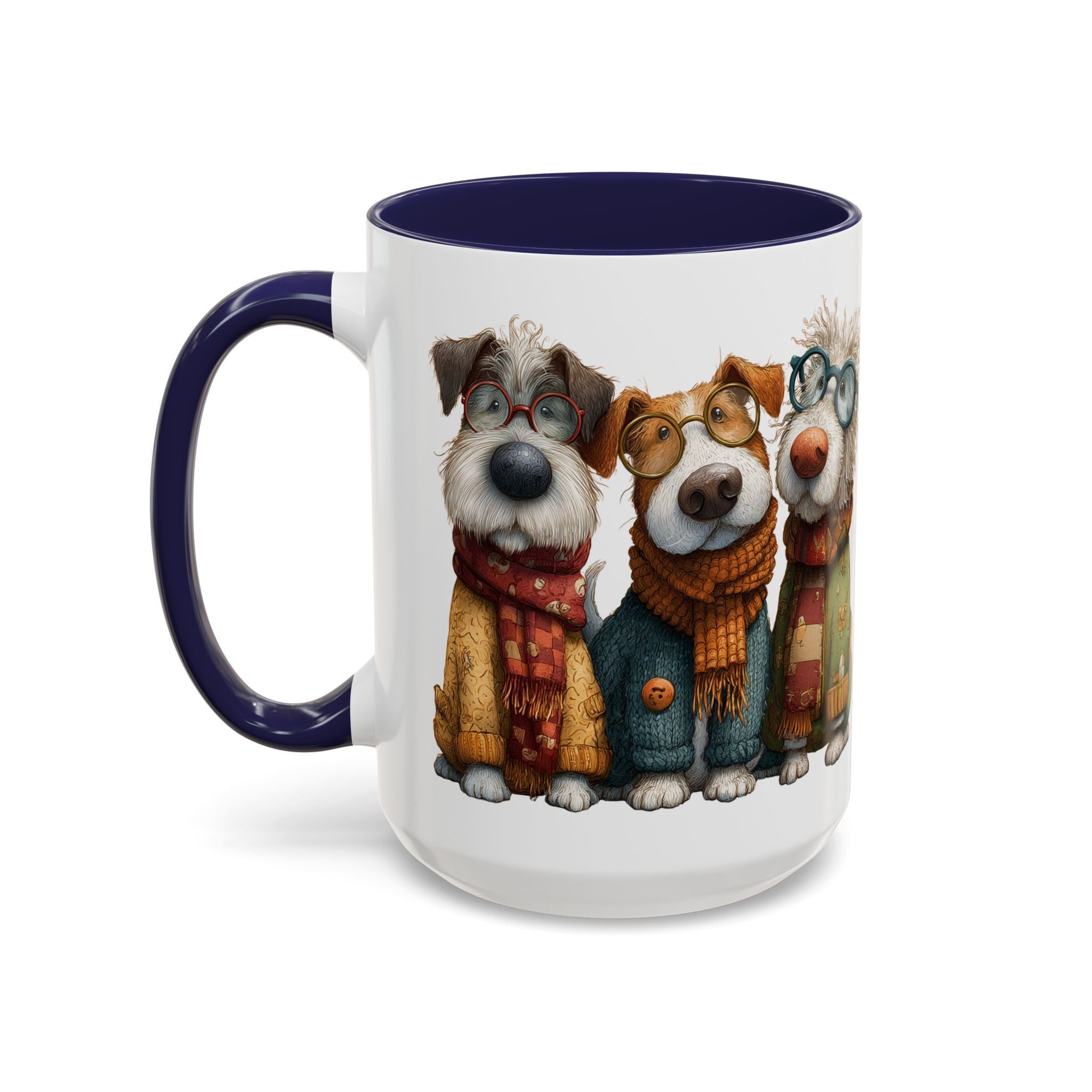 Three Cozy Dogs Mug | Accent Coffee Mug