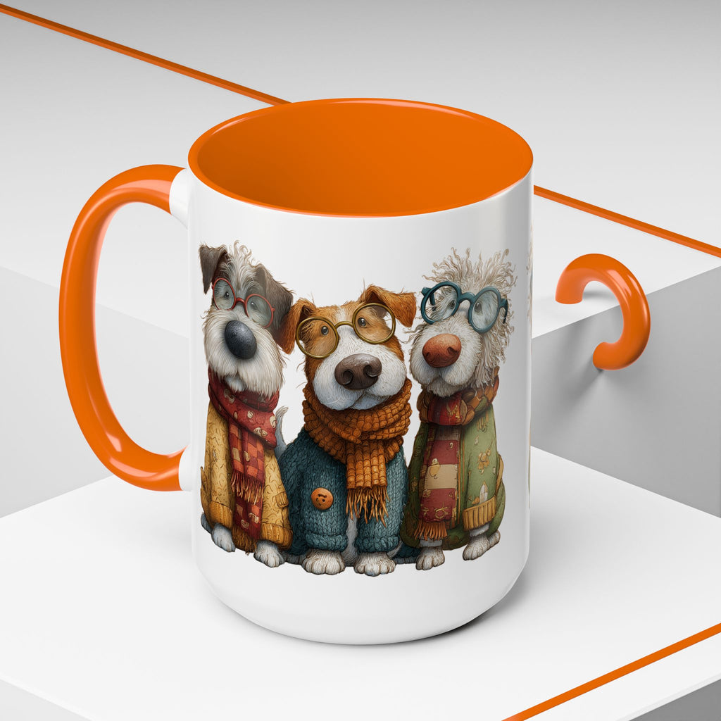 Three Cozy Dogs Mug | Accent Coffee Mug