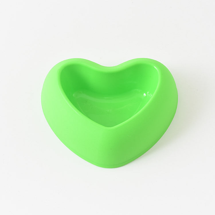 New Pet Supplies Dog Love Bowl Dog Bowl Dog Rice Bowl Cat Plastic Bowl