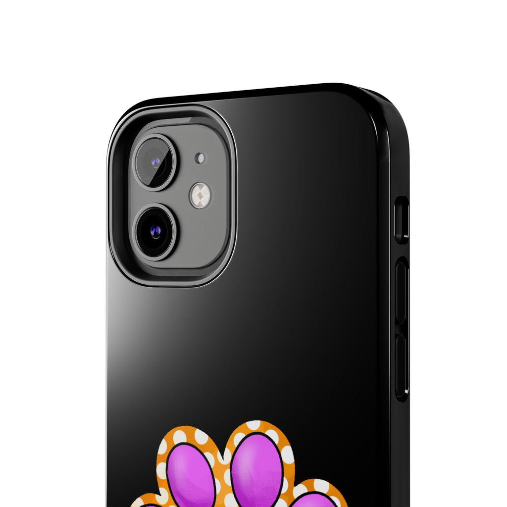 Purple Paw Print Phone Case | Cute Pet Paw iPhone Cover