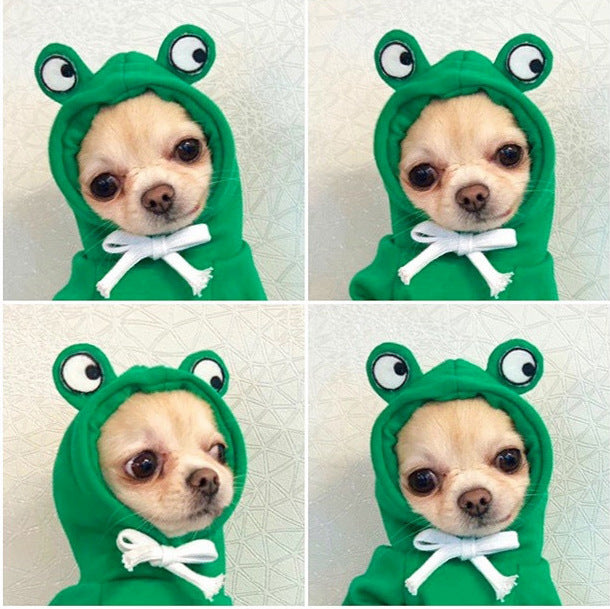 Small And Medium-Sized Dogs Fruit Sweatshirt Dogs And Cats Fall And Winter Sweatshirt Fleece Clothing Supplies Pet Teddy Pitcher