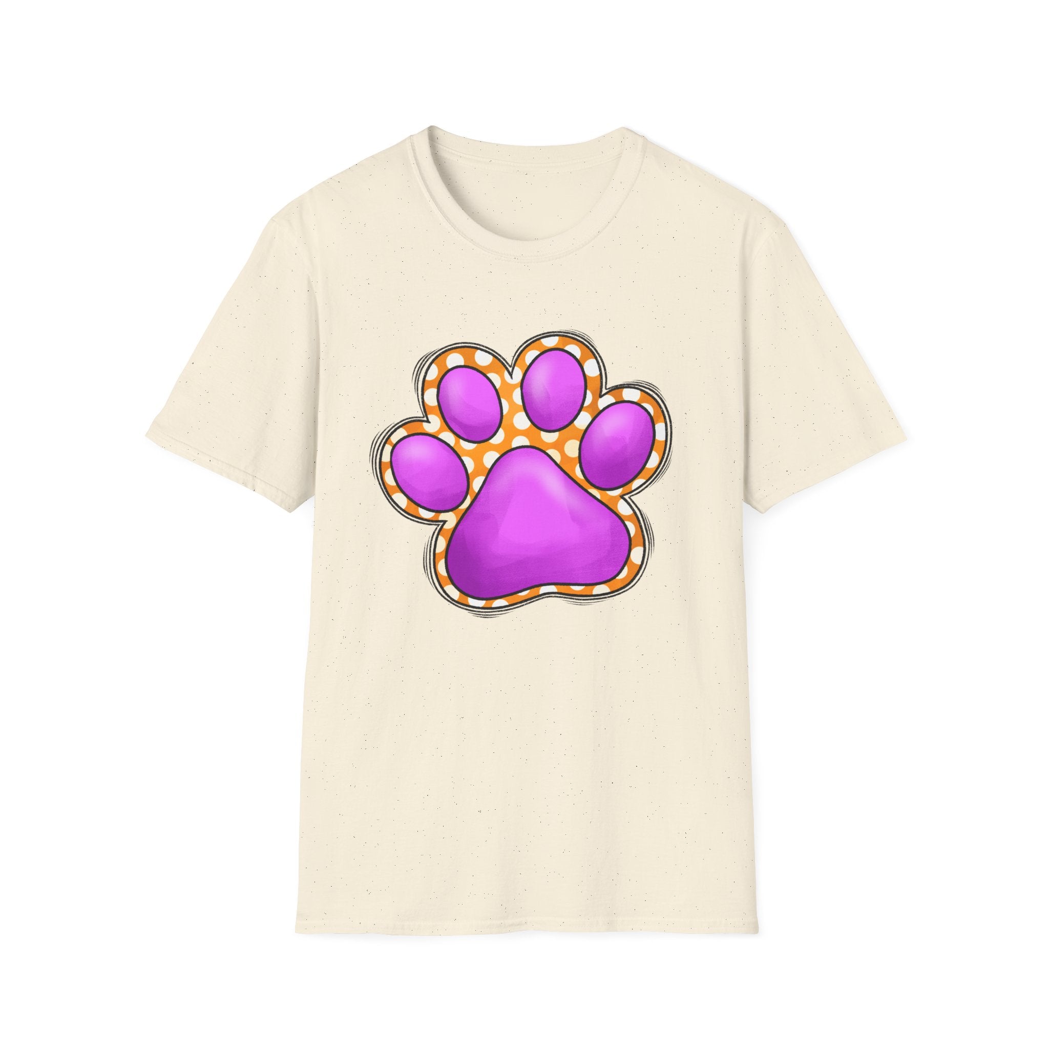 Pink Paw Print T-Shirt | Cute Animal Paw Graphic Tee