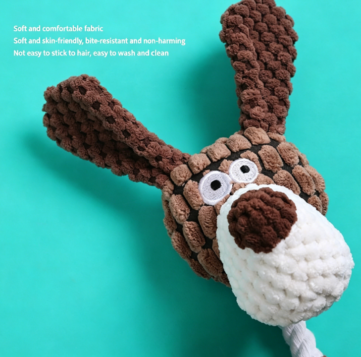 Pet Toy Durable Chew Plush Toy for Cats and Dogs