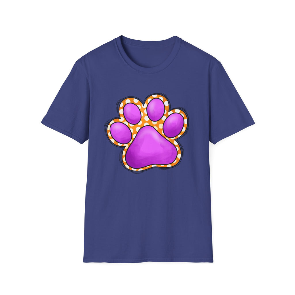 Pink Paw Print T-Shirt | Cute Animal Paw Graphic Tee