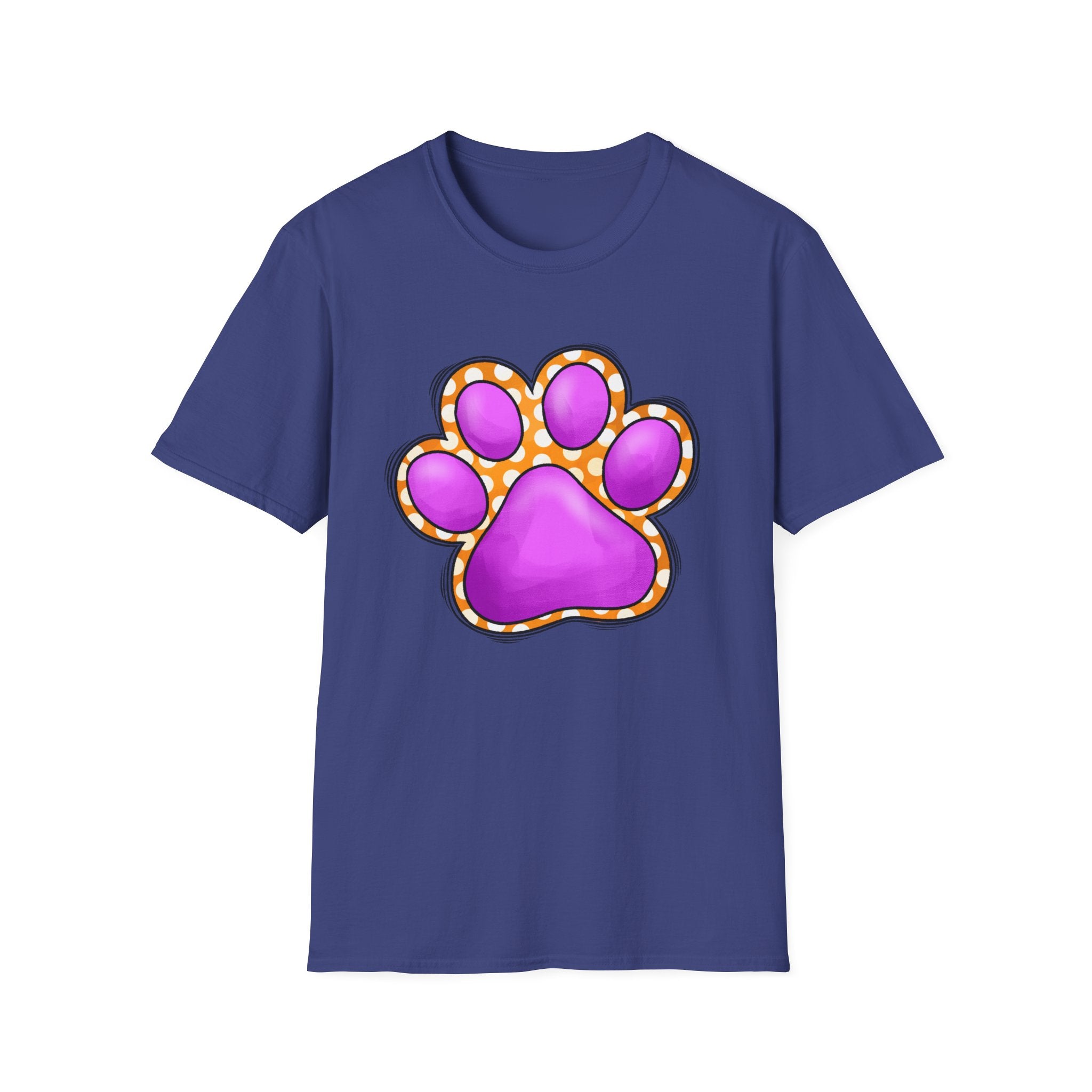Pink Paw Print T-Shirt | Cute Animal Paw Graphic Tee