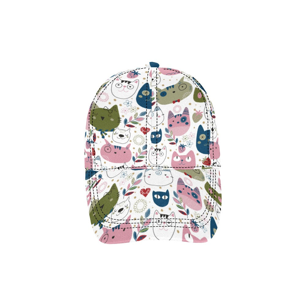 Kitty Kitty  Kitty All Over Print Mom and Dad Cap #Cats #Kitty