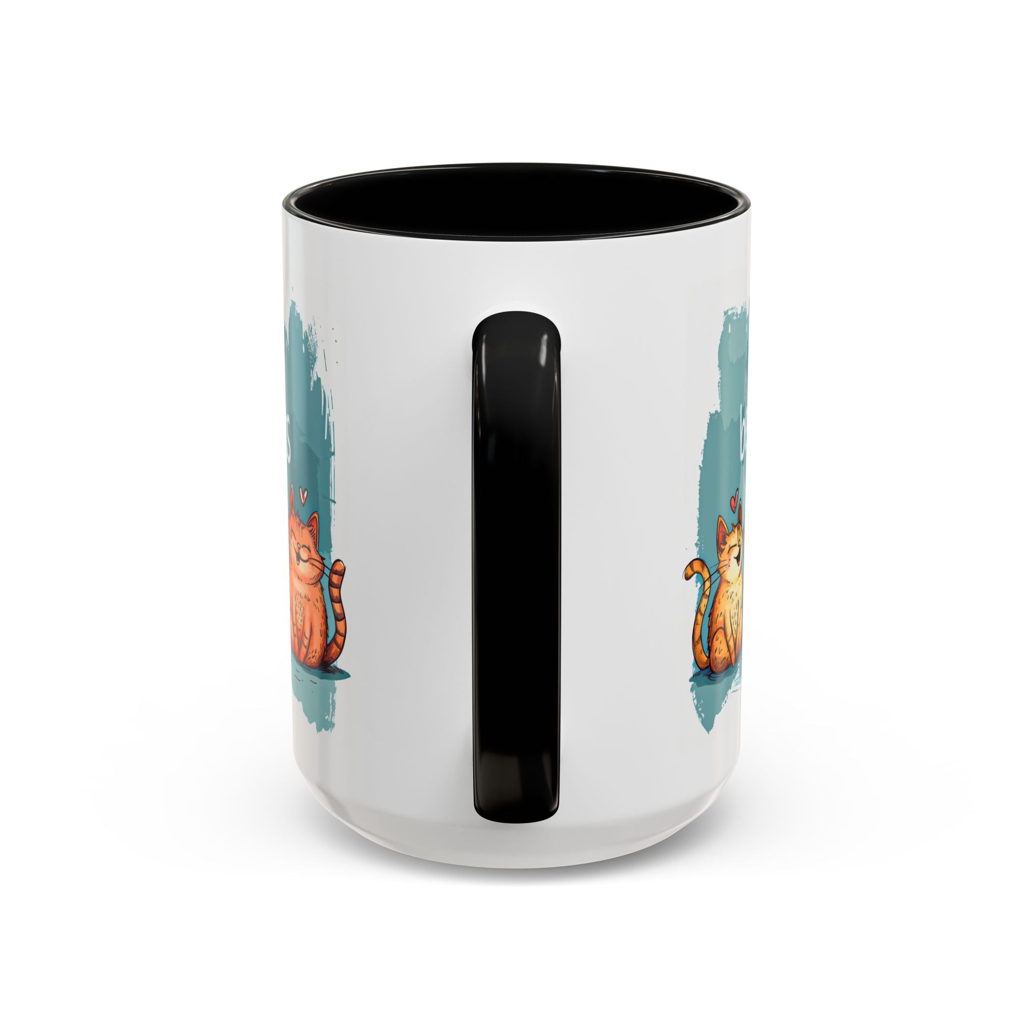 Life Is Better With Cats Coffee Mug | Accent Two-Tone Mug