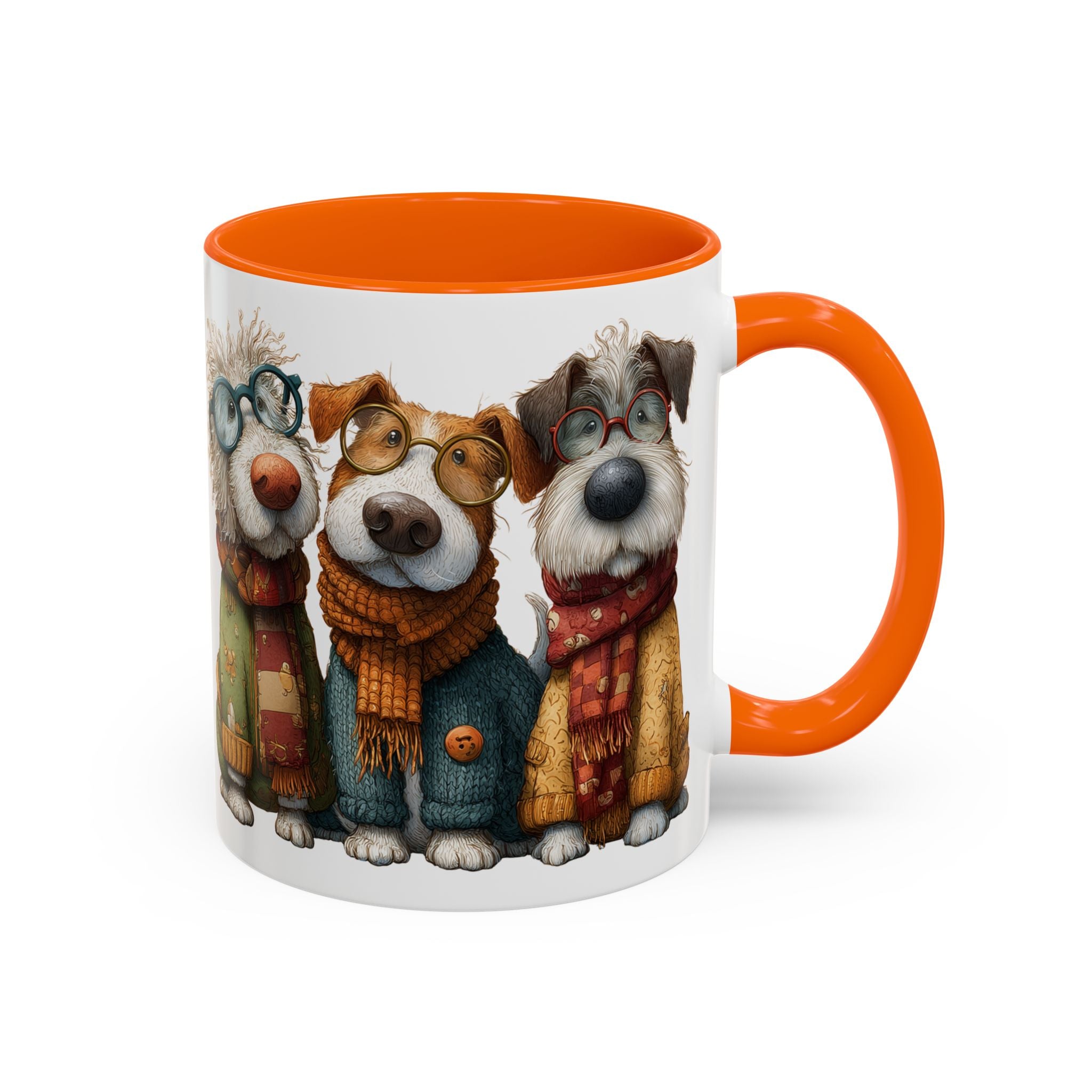 Three Cozy Dogs Mug | Accent Coffee Mug