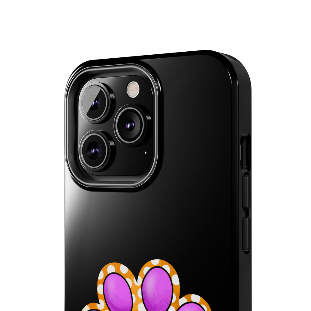 Purple Paw Print Phone Case | Cute Pet Paw iPhone Cover