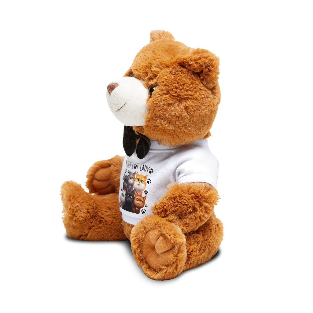 Crazy Cat Lady Kitty Crew graphic Teddy Bear