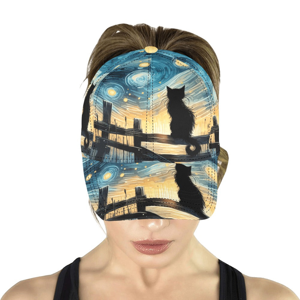 Van Gogh Cat All Over Print Free Shipping USA