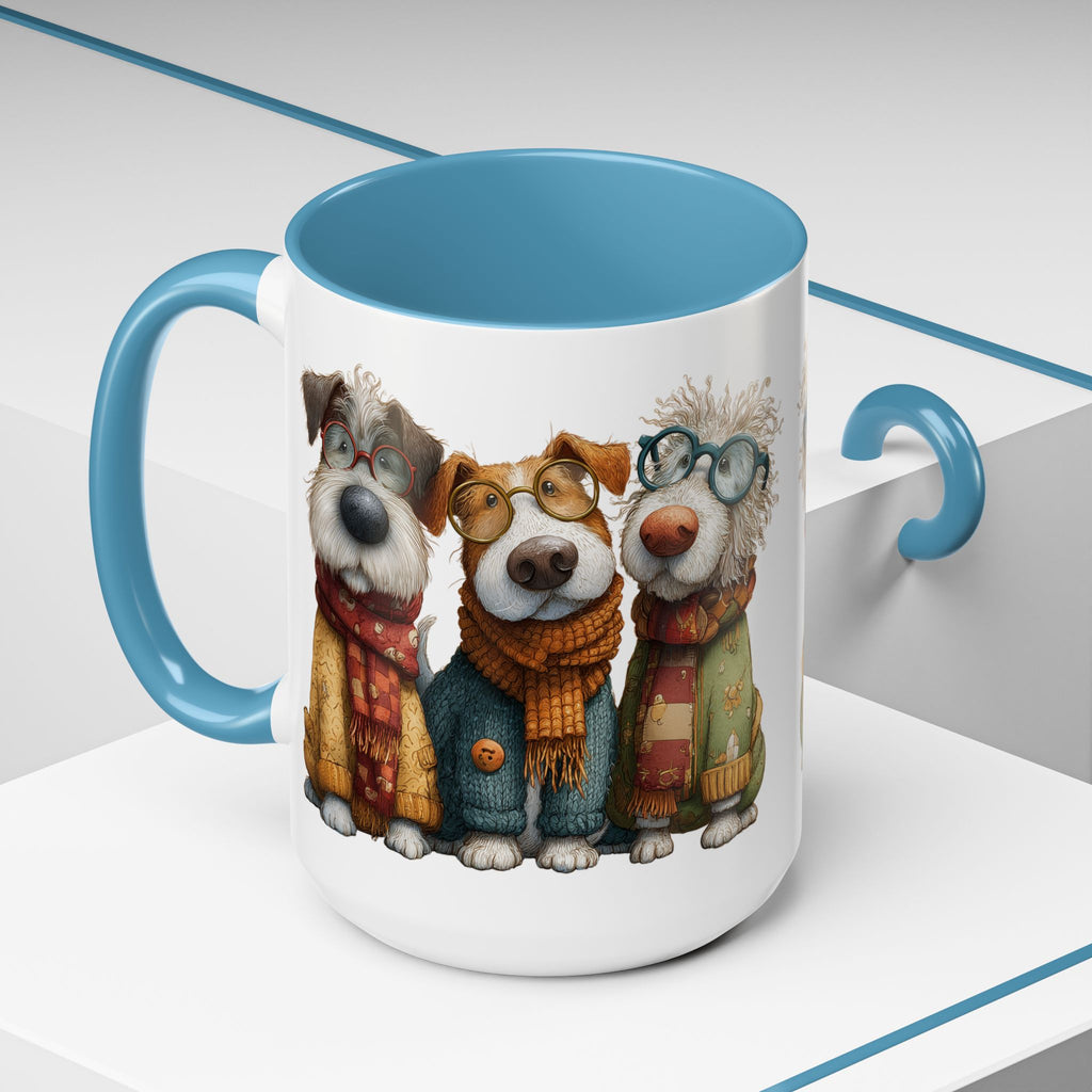 Three Cozy Dogs Mug | Accent Coffee Mug