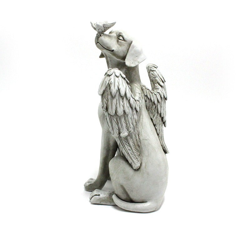 Resin Crafts Angel Cat Dog Imitation Stone