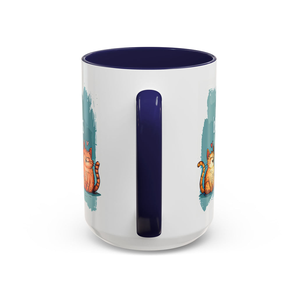 Life Is Better With Cats Coffee Mug | Accent Two-Tone Mug