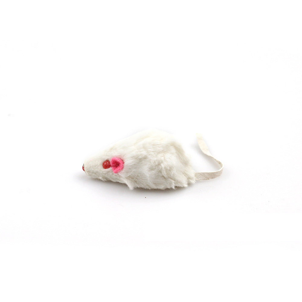 Pet Supplies 12pcs Simulated Rabbit Skin Mouse Combination Cat and Dog Toys