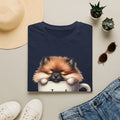 Cute Pomeranian in Coffee Mug T-Shirt | I Need Coffee, Dog Coffee Tee