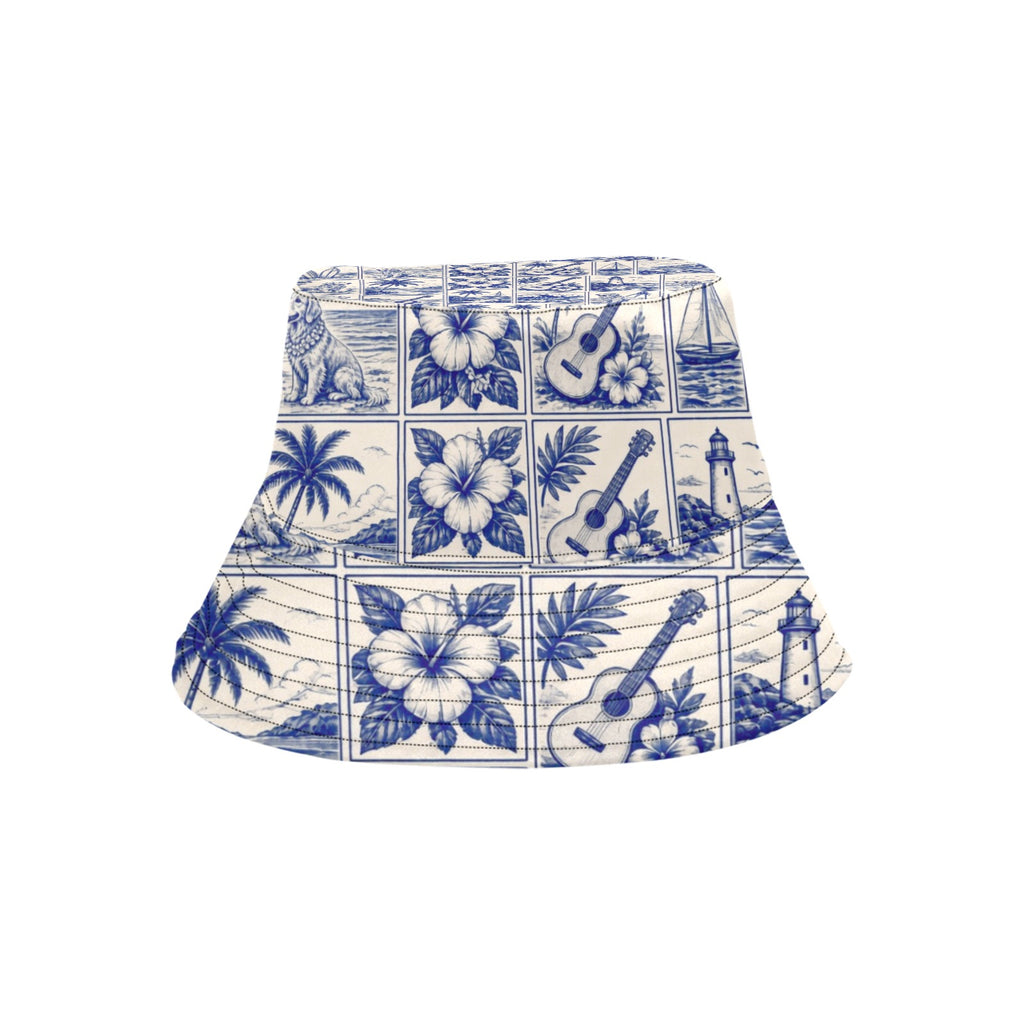 Golden Retriever Doggie Surf Style Summer Bucket Hat
