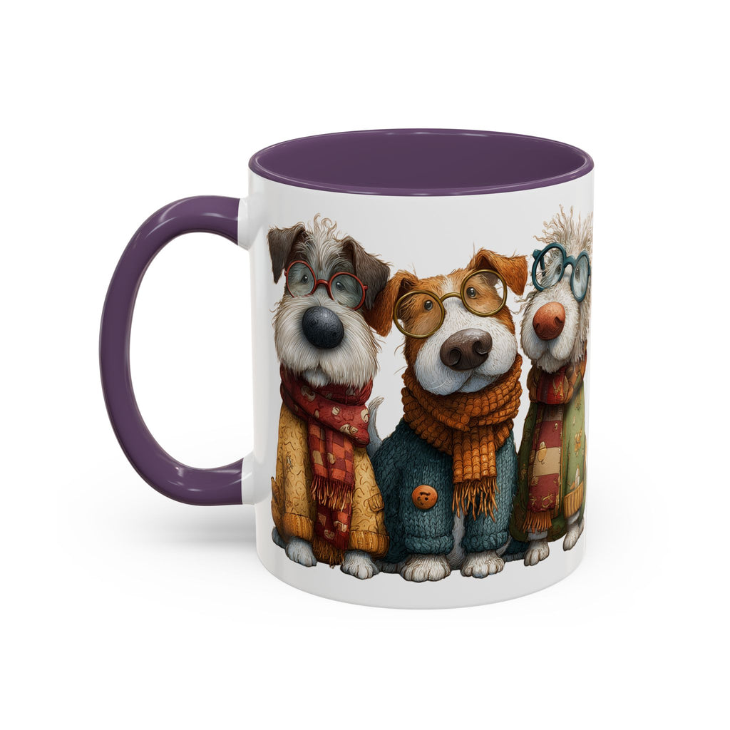 Three Cozy Dogs Mug | Accent Coffee Mug
