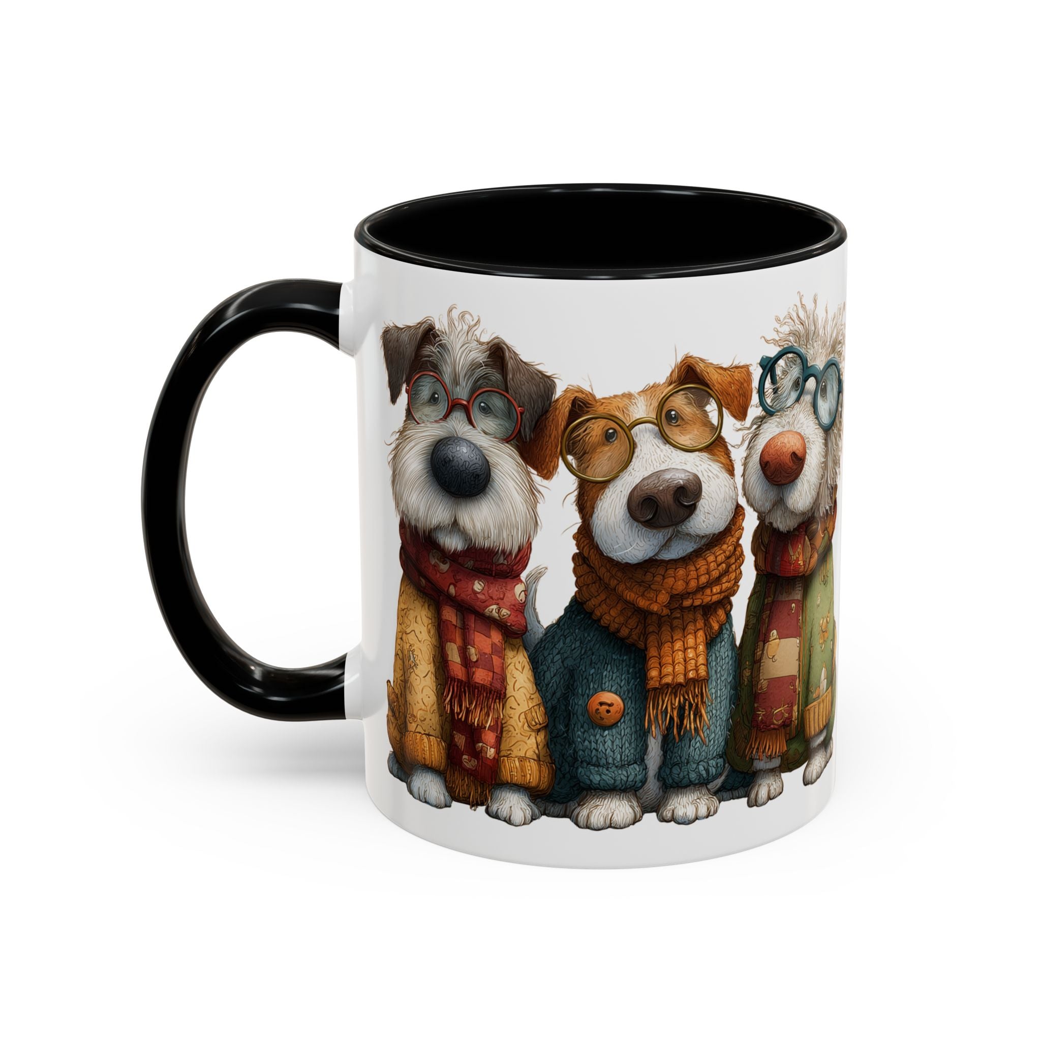 Three Cozy Dogs Mug | Accent Coffee Mug