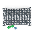 Westie Pattern Pet Bed | White West Highland Terrier Repeat Design