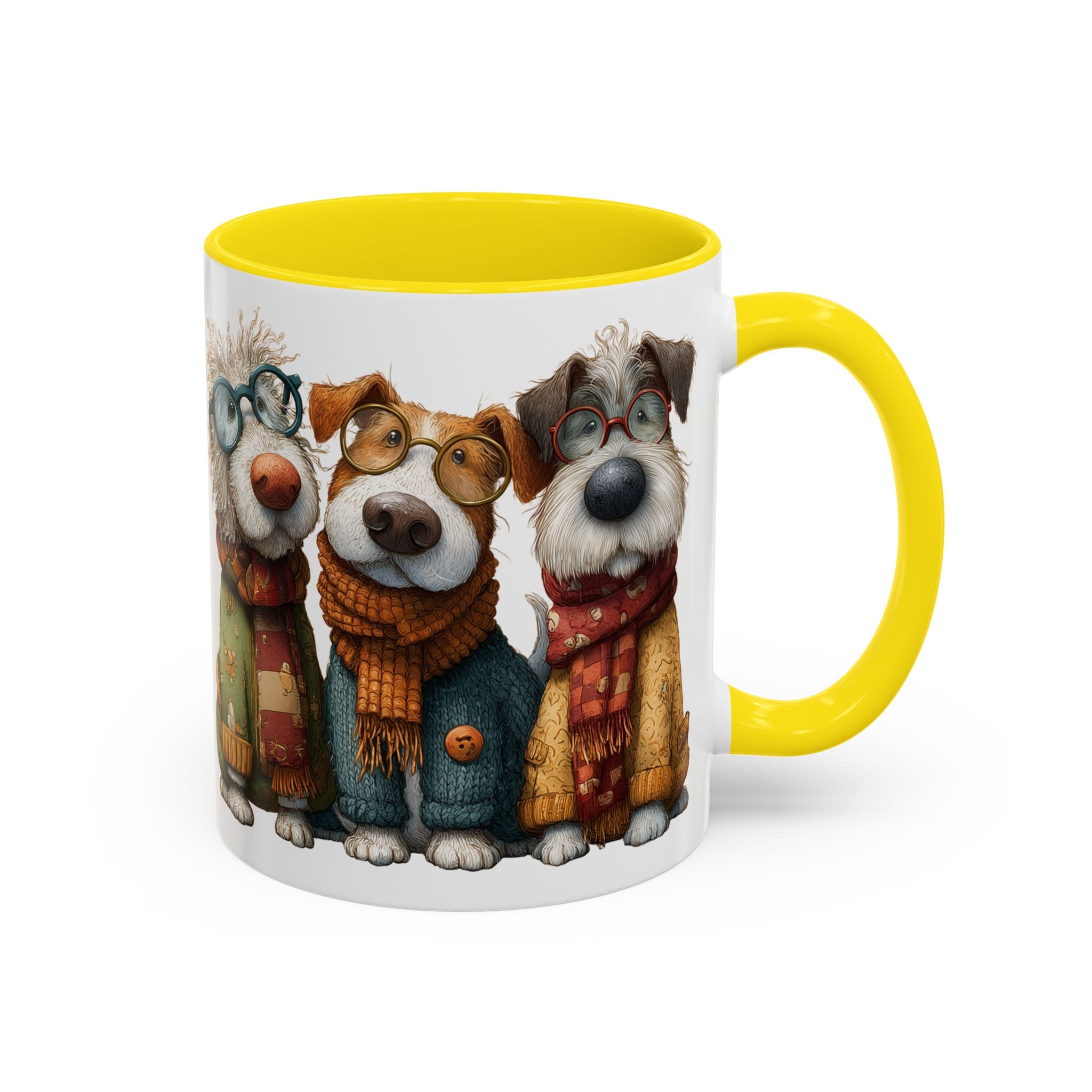 Three Cozy Dogs Mug | Accent Coffee Mug