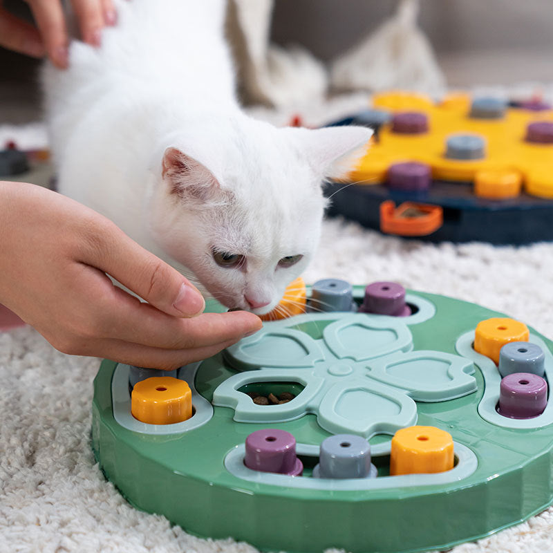 Dog Cat Bowl Automatic Feeder Dog Training Relief Cat Puzzle Toys
