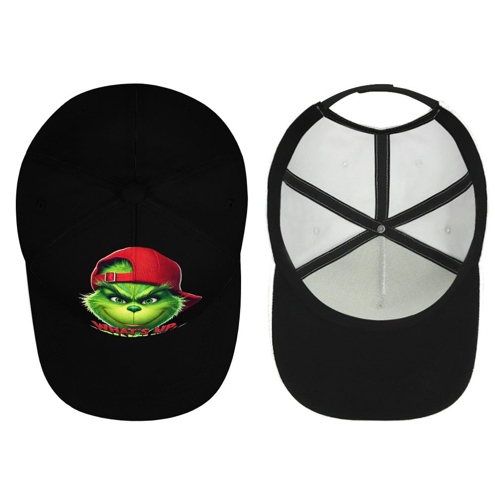 What's Up Grinch's Baseball Cap #ChristmasTime