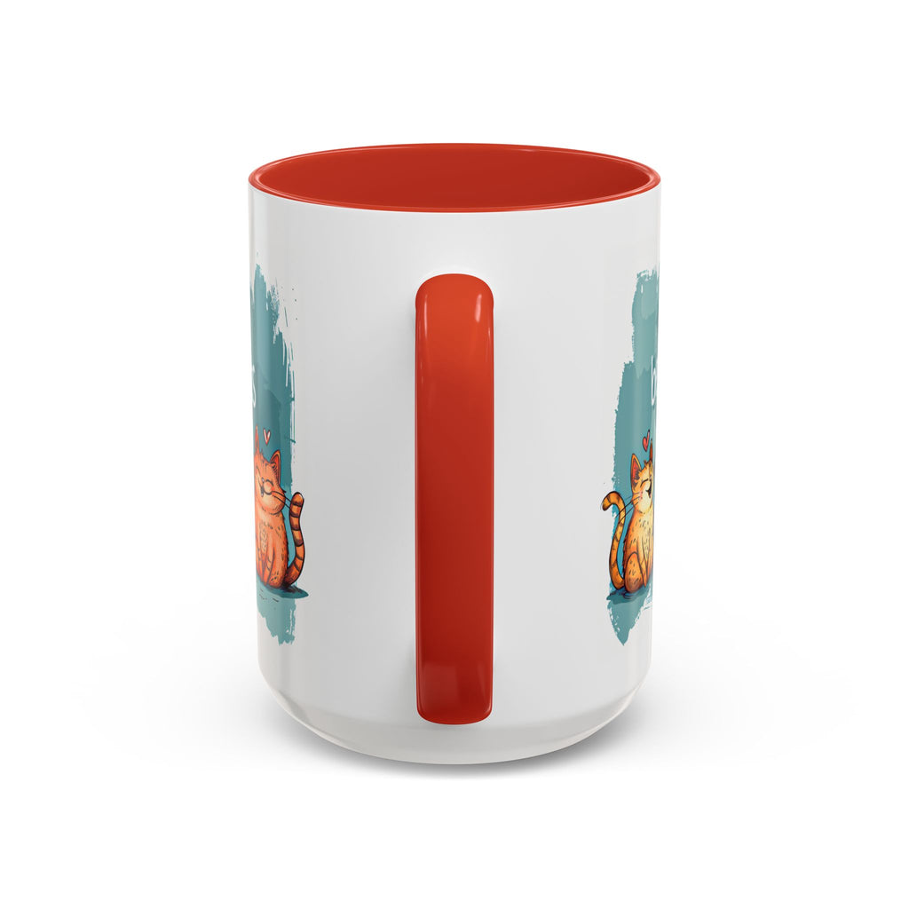 Life Is Better With Cats Coffee Mug | Accent Two-Tone Mug