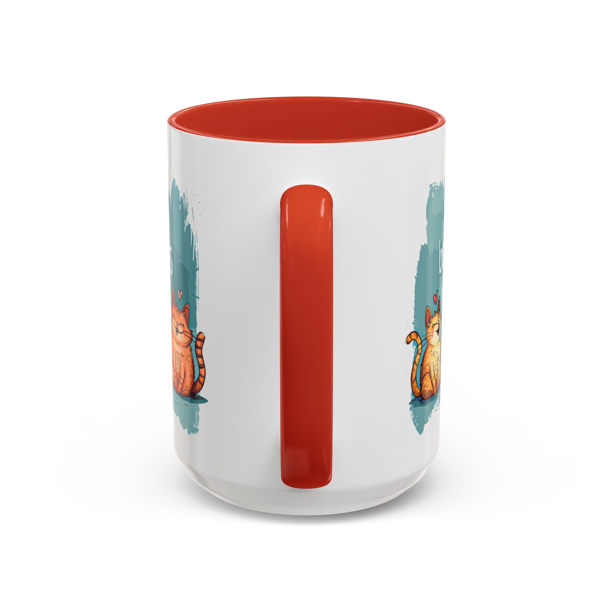 Life Is Better With Cats Coffee Mug | Accent Two-Tone Mug
