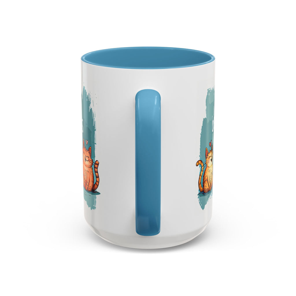 Life Is Better With Cats Coffee Mug | Accent Two-Tone Mug