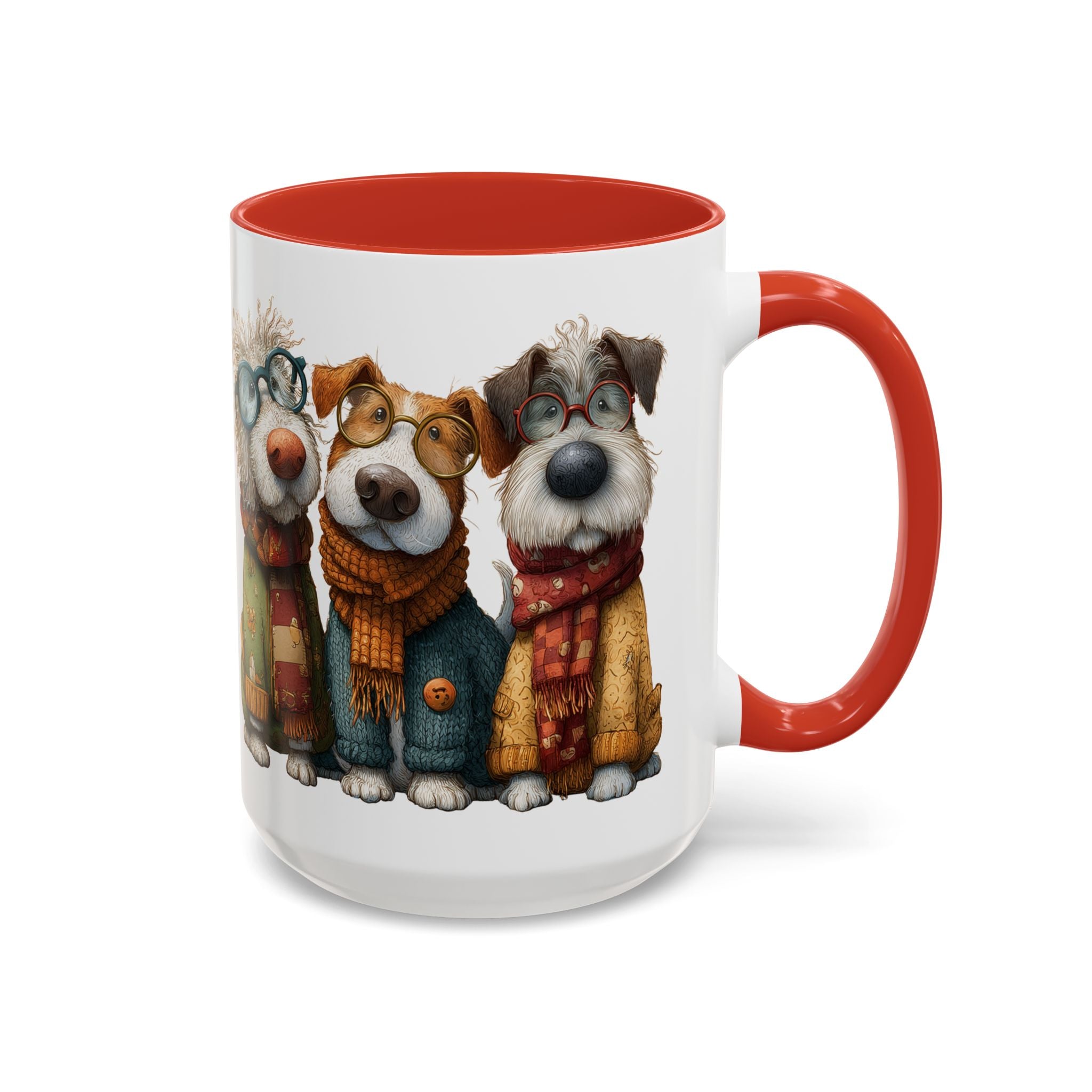 Three Cozy Dogs Mug | Accent Coffee Mug