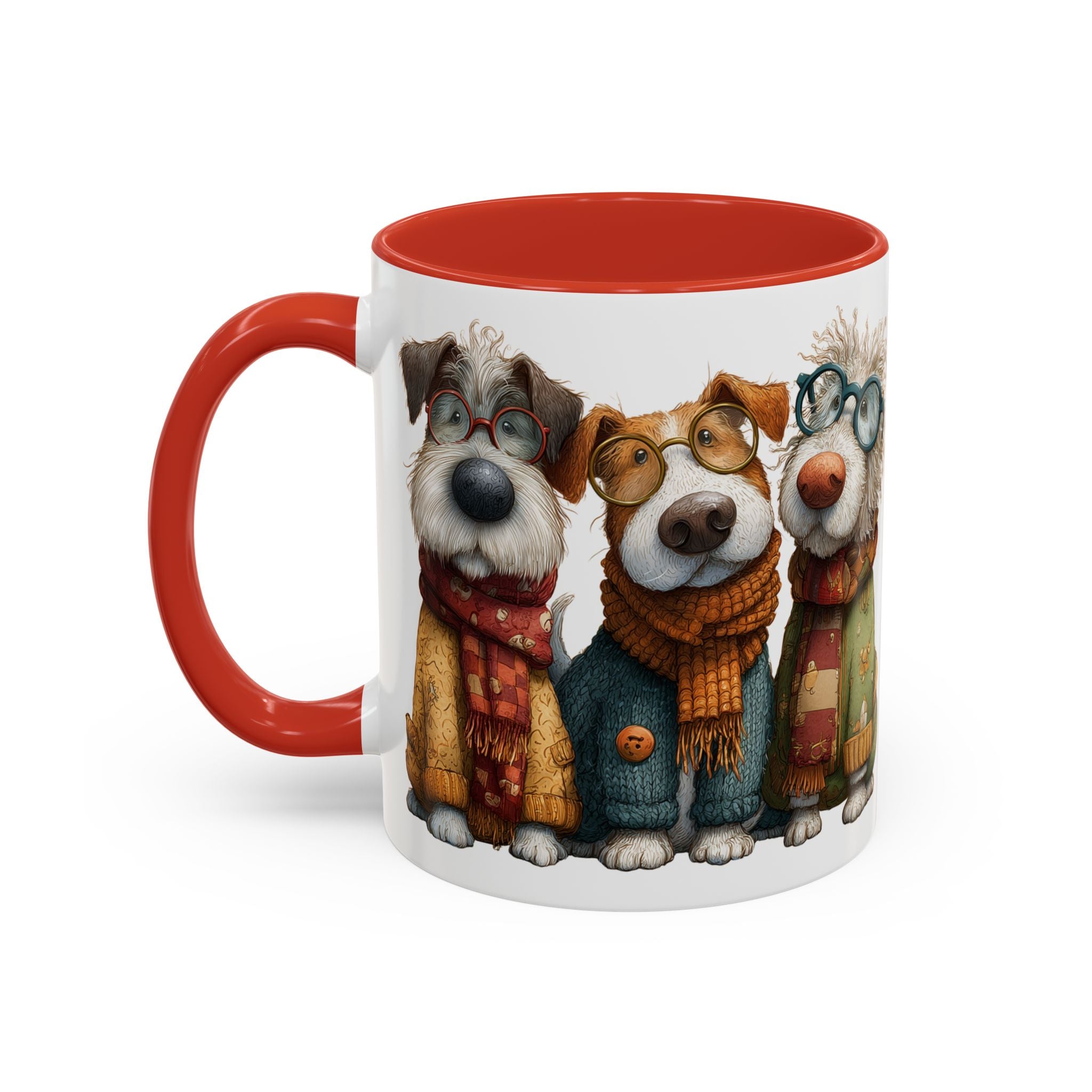 Three Cozy Dogs Mug | Accent Coffee Mug