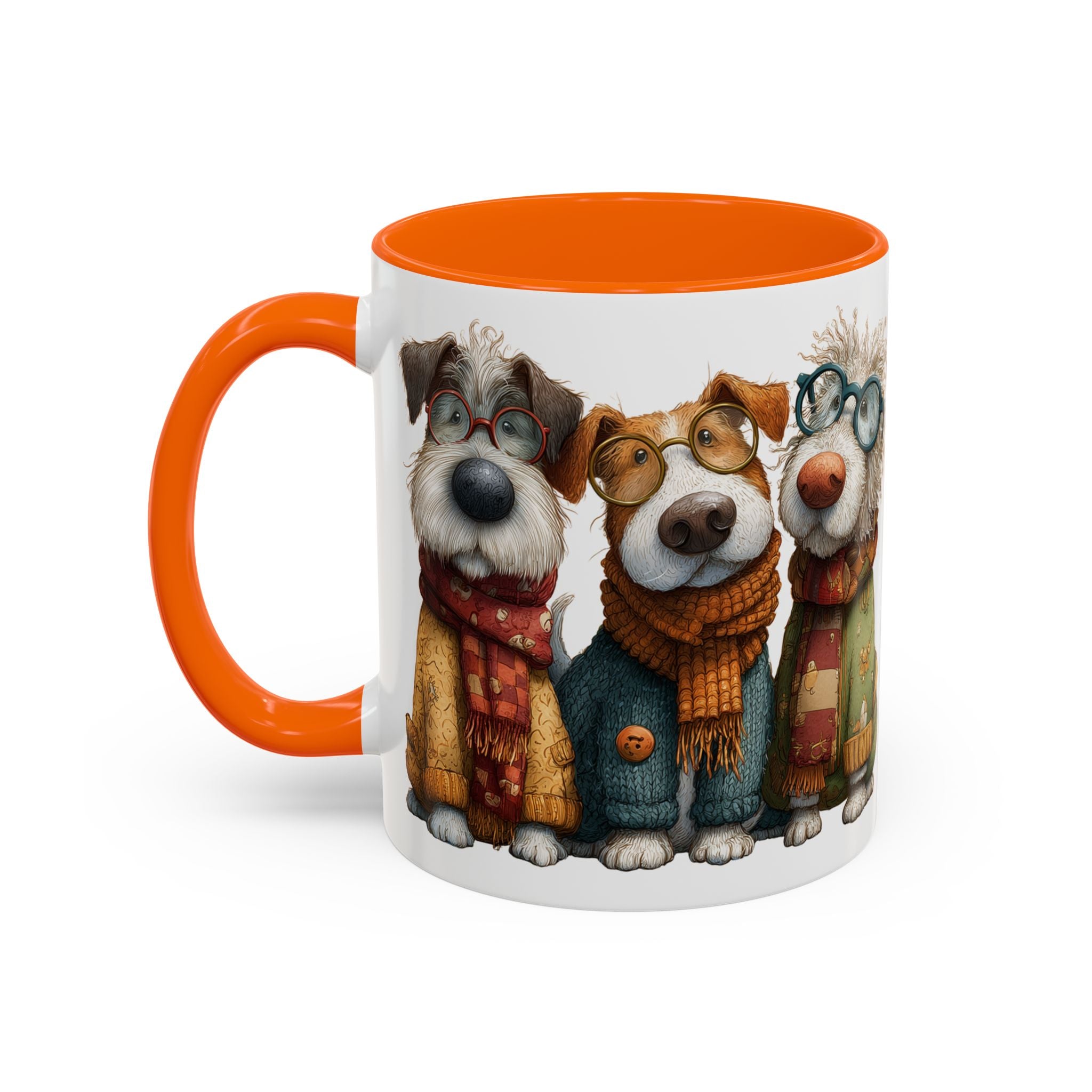 Three Cozy Dogs Mug | Accent Coffee Mug
