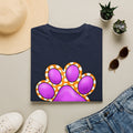Pink Paw Print T-Shirt | Cute Animal Paw Graphic Tee