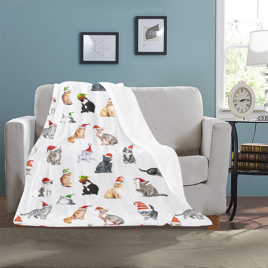 Christmas Puddy Cats Ultra-Soft Micro Fleece Blanket 32*48