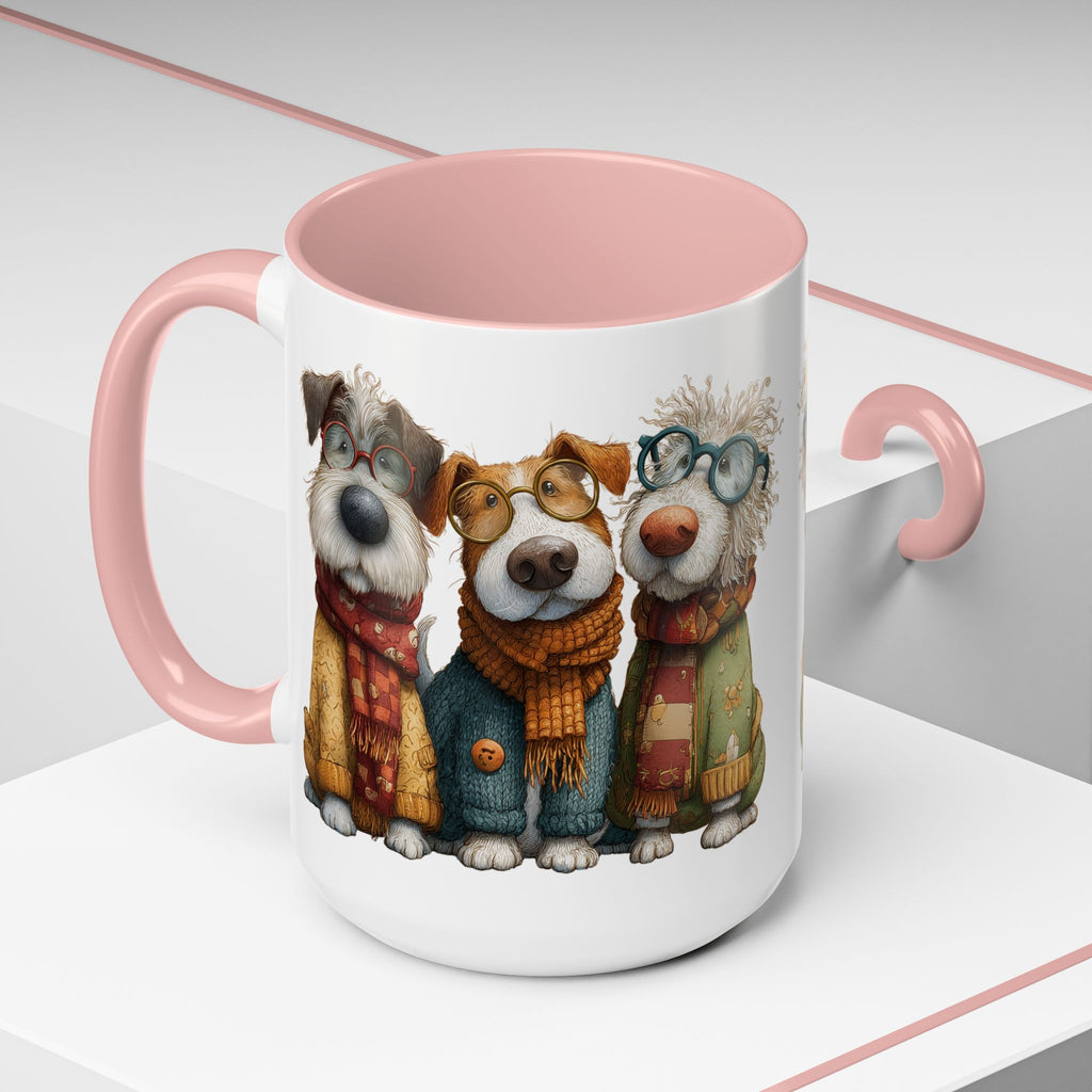 Three Cozy Dogs Mug | Accent Coffee Mug