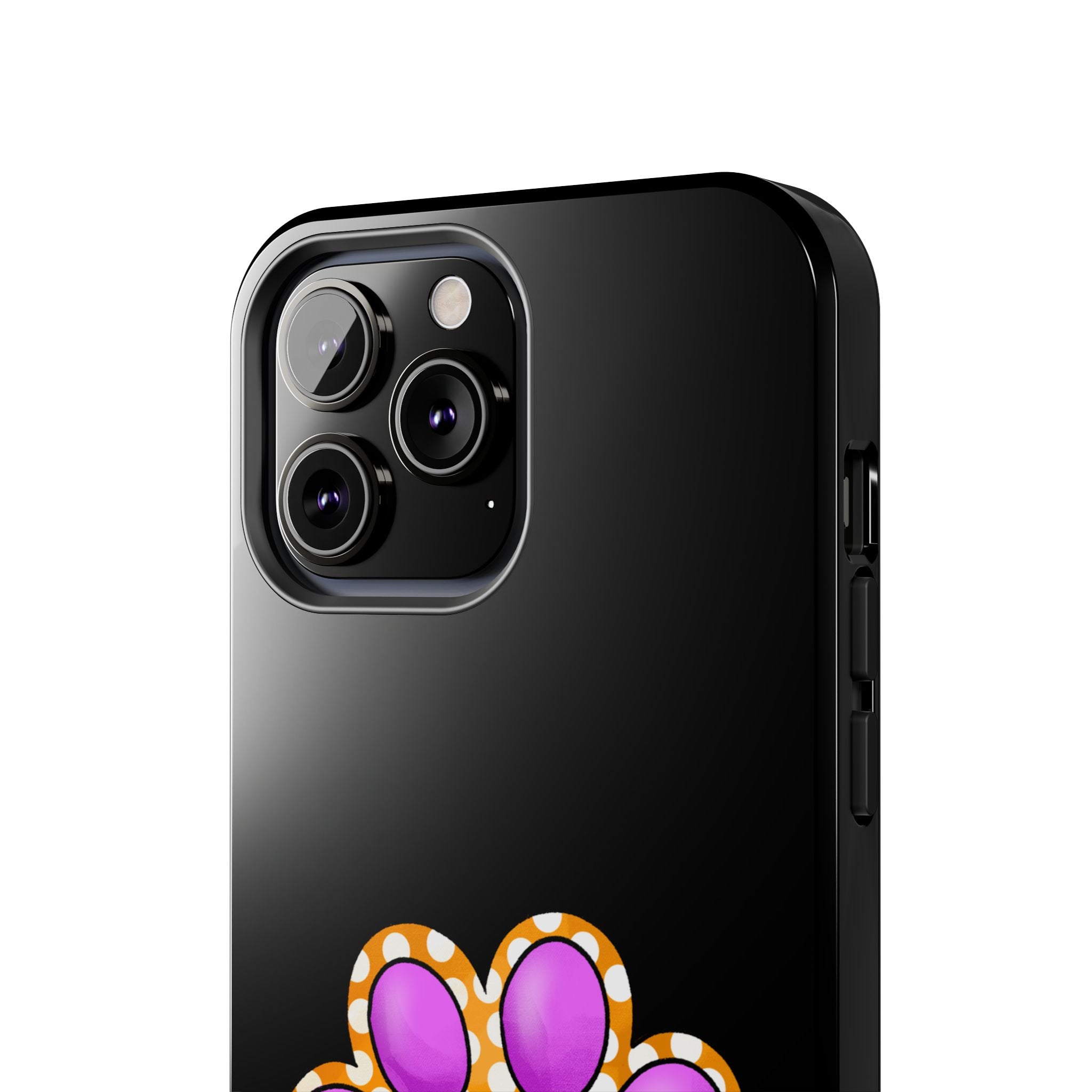 Purple Paw Print Phone Case | Cute Pet Paw iPhone Cover