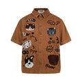 Cat and Dog Plush Embroidery Short Sleeve