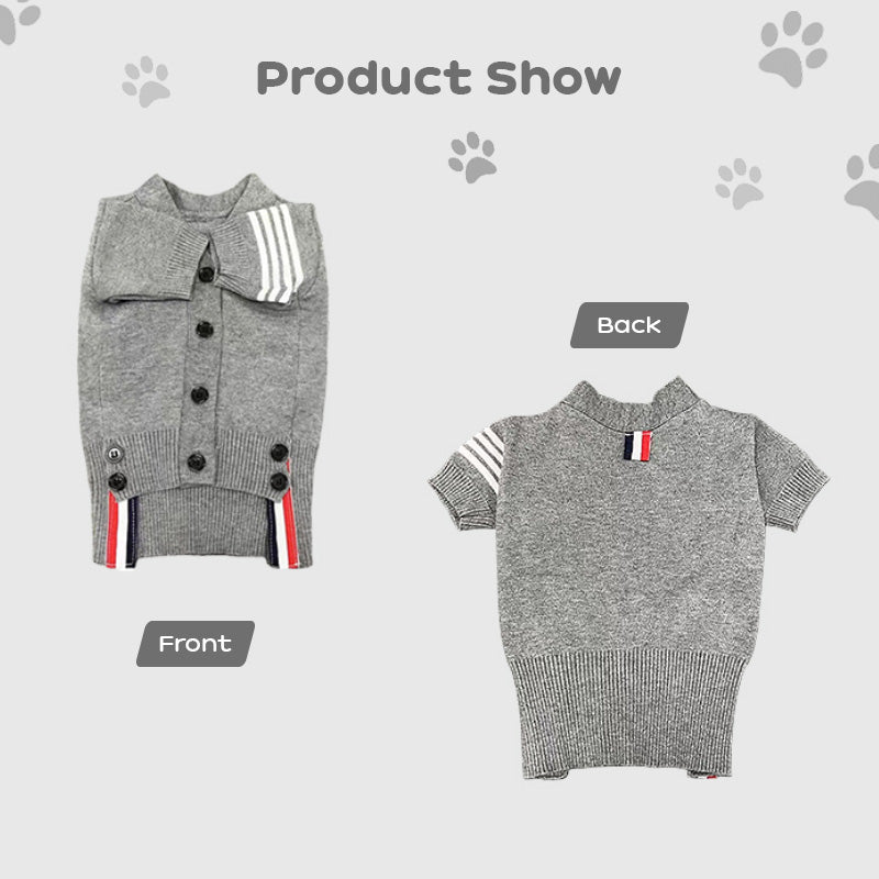Wholesale Cross-border Pet Knit Cardigan - Bear Design (For Dogs & Cats)