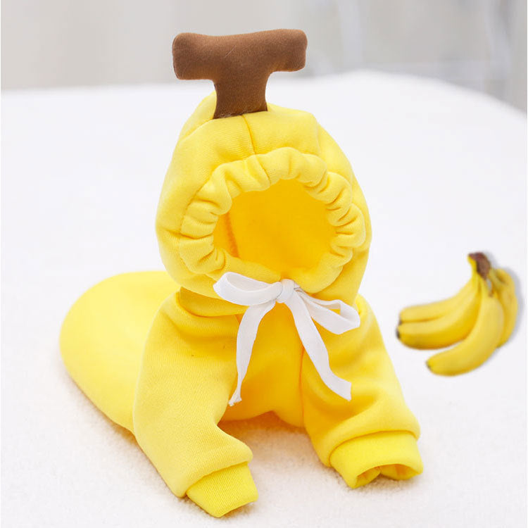Small And Medium-Sized Dogs Fruit Sweatshirt Dogs And Cats Fall And Winter Sweatshirt Fleece Clothing Supplies Pet Teddy Pitcher