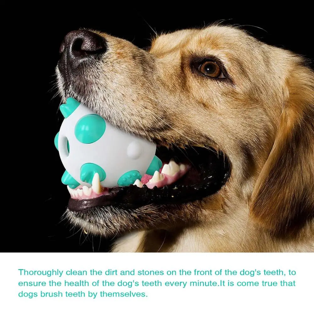 Dog Cat  Rolling Ball Toy Rubber Training Toys Funny Nipple Rolling Ball