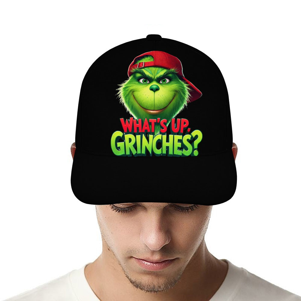 What's Up Grinch's Baseball Cap #ChristmasTime