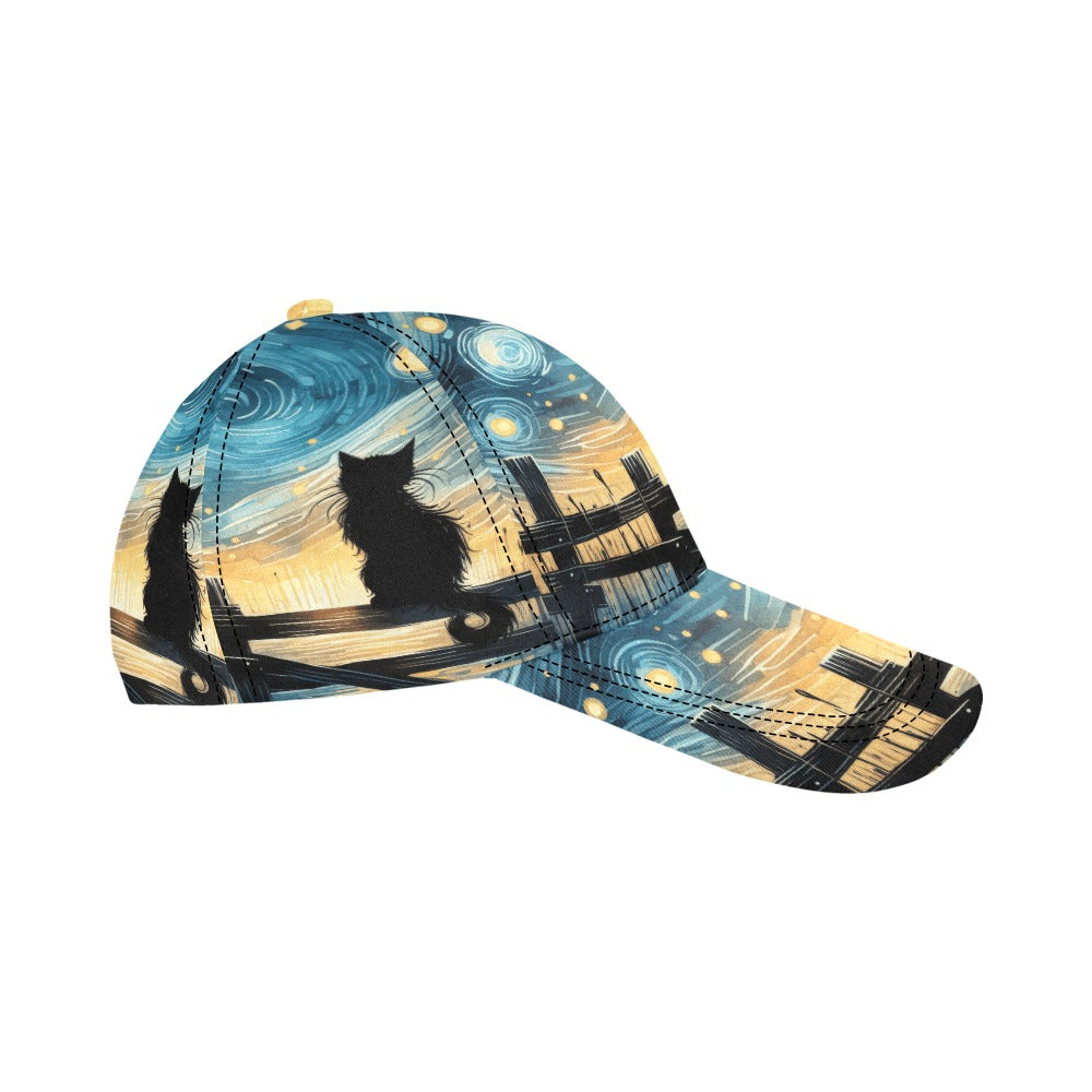 Van Gogh Cat All Over Print Free Shipping USA