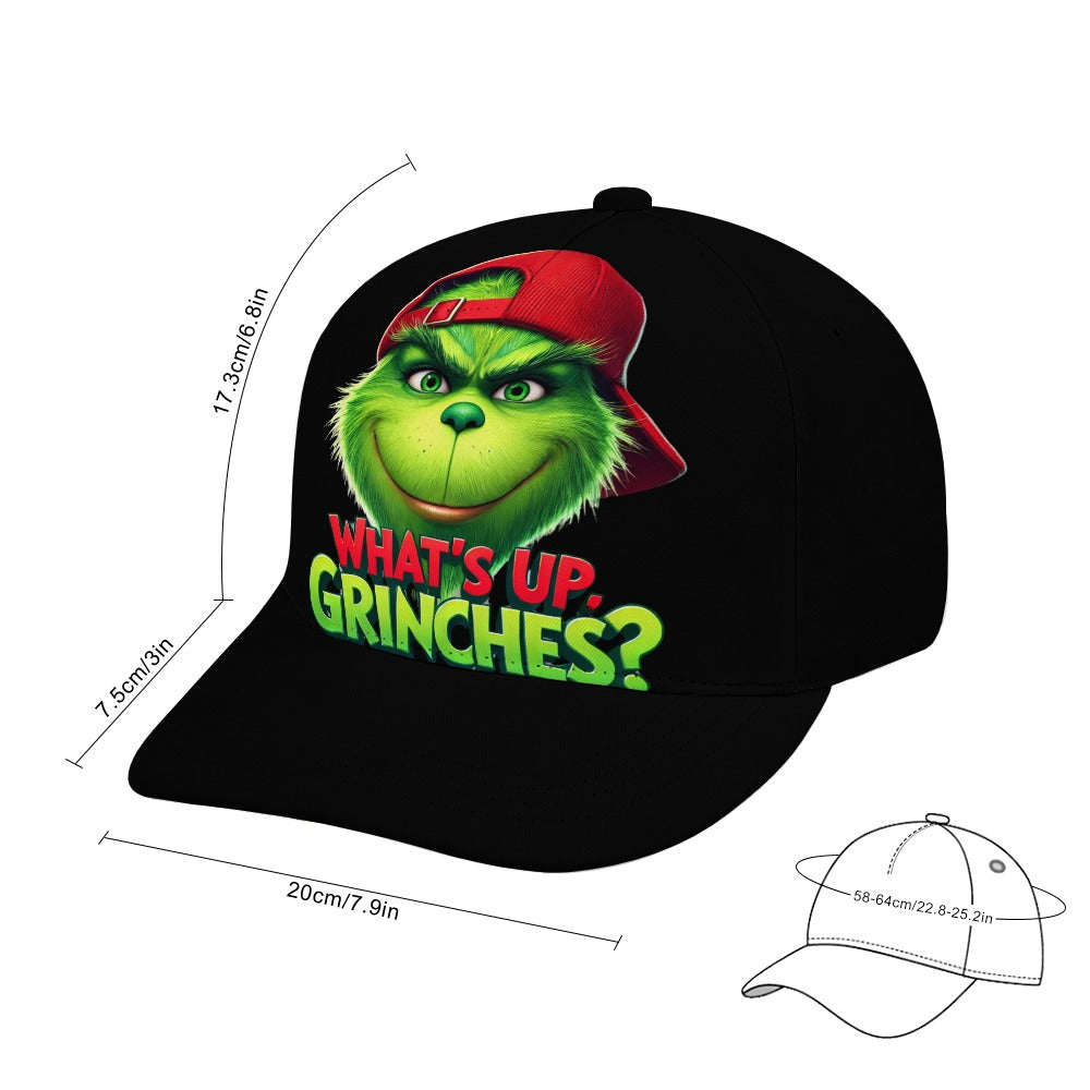 What's Up Grinch's Baseball Cap #ChristmasTime