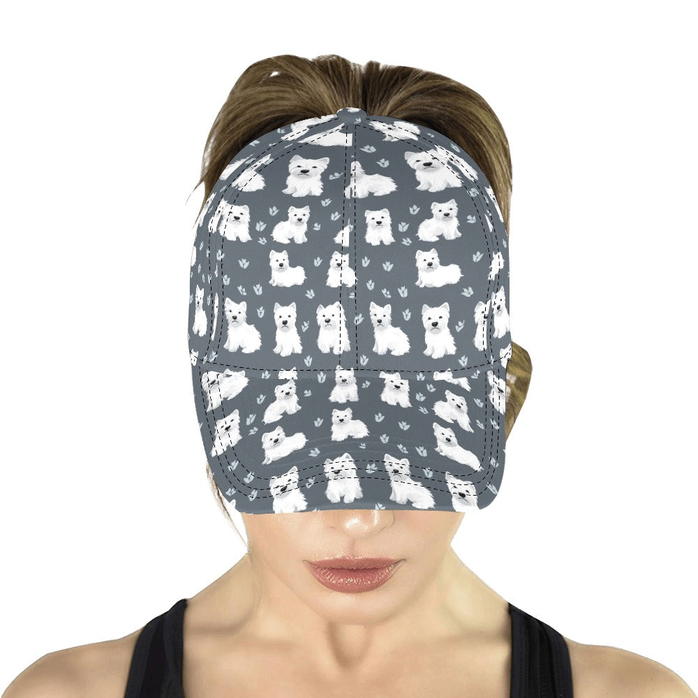 Westie All Over Print Mom and Dad Cap #Westie #Dogs