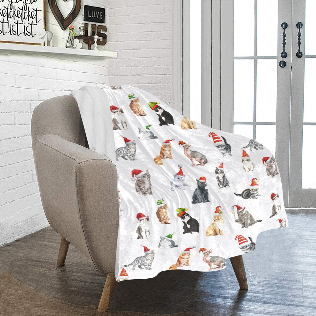 Christmas Puddy Cats Ultra-Soft Micro Fleece Blanket 32*48