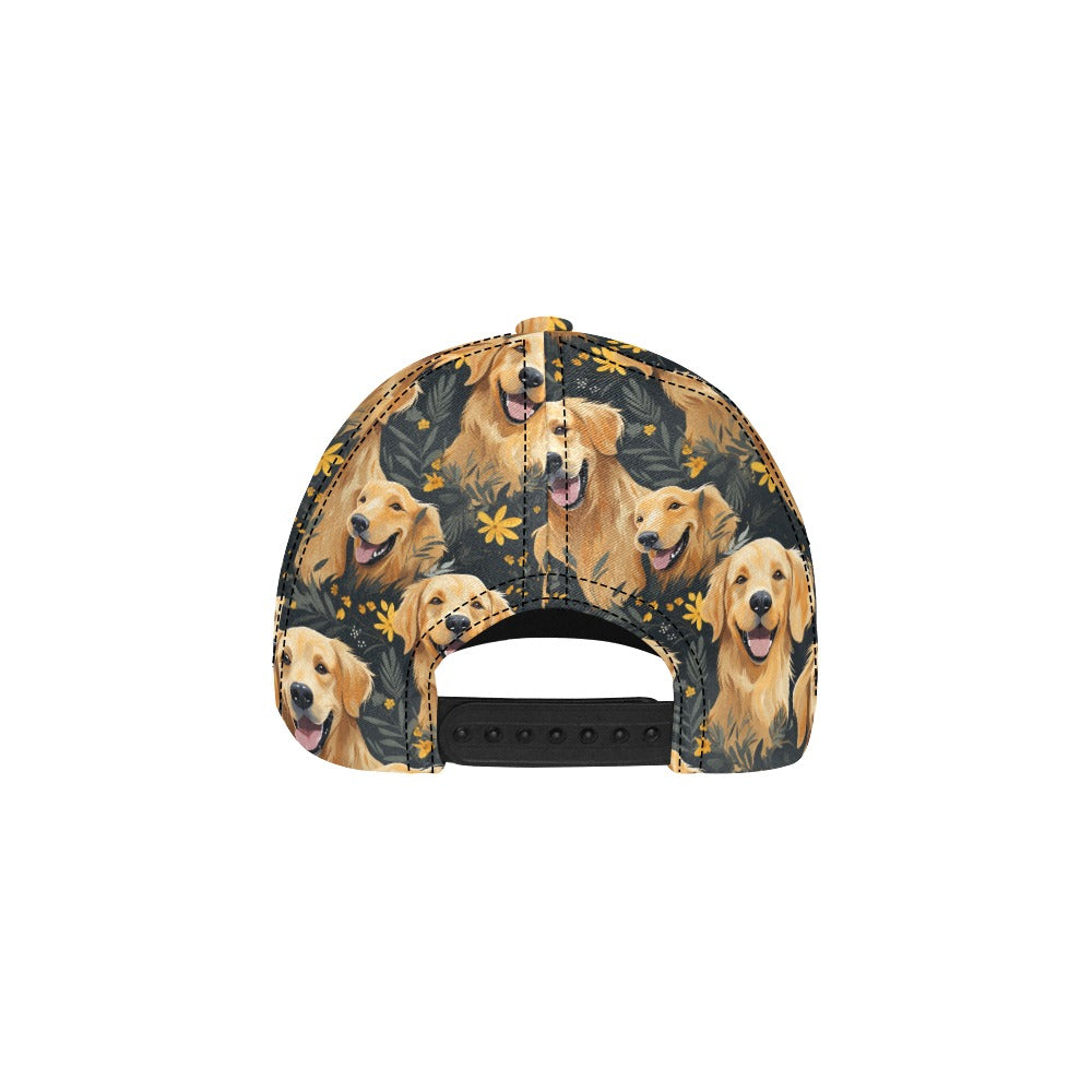 Golden Retriever All Over Print Mom and Dad Cap #Dogs #GoldenRetriever