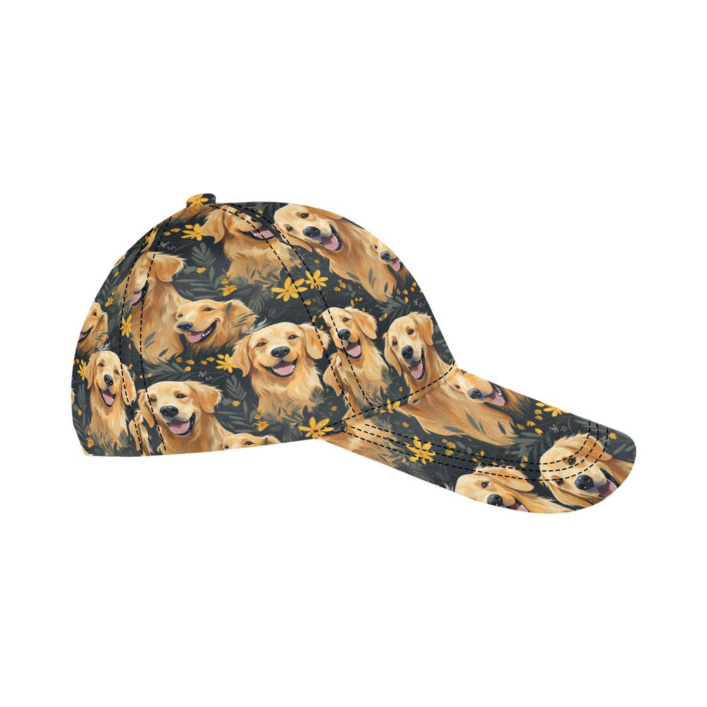 Golden Retriever All Over Print Mom and Dad Cap #Dogs #GoldenRetriever